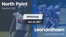 Matchup: North Point High vs. Leonardtown  2017
