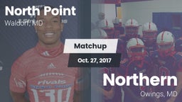 Matchup: North Point High vs. Northern  2017