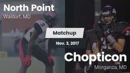 Matchup: North Point High vs. Chopticon  2017