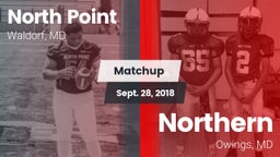 Matchup: North Point High vs. Northern  2018