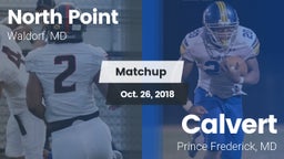 Matchup: North Point High vs. Calvert  2018