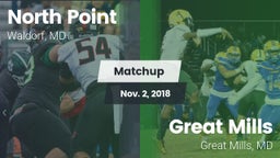 Matchup: North Point High vs. Great Mills 2018