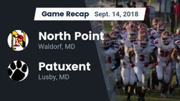 Recap: North Point  vs. Patuxent  2018