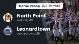 Recap: North Point  vs. Leonardtown  2018