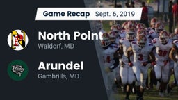 Recap: North Point  vs. Arundel  2019