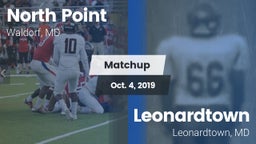 Matchup: North Point High vs. Leonardtown  2019