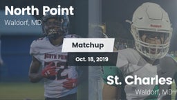 Matchup: North Point High vs. St. Charles  2019