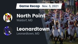 Recap: North Point  vs. Leonardtown  2021
