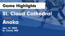 St. Cloud Cathedral  vs Anoka  Game Highlights - Jan. 13, 2024