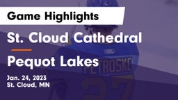 St. Cloud Cathedral  vs Pequot Lakes  Game Highlights - Jan. 24, 2023