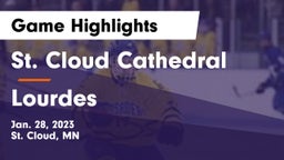 St. Cloud Cathedral  vs Lourdes  Game Highlights - Jan. 28, 2023