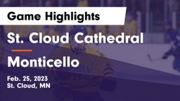 St. Cloud Cathedral  vs Monticello  Game Highlights - Feb. 25, 2023