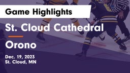St. Cloud Cathedral  vs Orono  Game Highlights - Dec. 19, 2023
