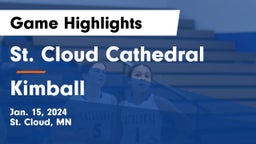 St. Cloud Cathedral  vs Kimball  Game Highlights - Jan. 15, 2024