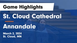 St. Cloud Cathedral  vs Annandale  Game Highlights - March 2, 2024