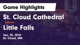 St. Cloud Cathedral  vs Little Falls Game Highlights - Jan. 25, 2018
