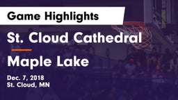 St. Cloud Cathedral  vs Maple Lake  Game Highlights - Dec. 7, 2018