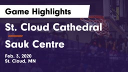 St. Cloud Cathedral  vs Sauk Centre  Game Highlights - Feb. 3, 2020