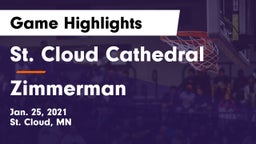 St. Cloud Cathedral  vs Zimmerman  Game Highlights - Jan. 25, 2021