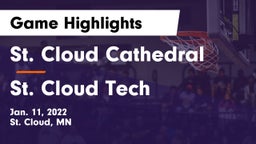 St. Cloud Cathedral  vs St. Cloud Tech Game Highlights - Jan. 11, 2022