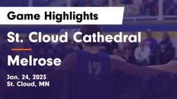 St. Cloud Cathedral  vs Melrose  Game Highlights - Jan. 24, 2023