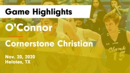 O'Connor  vs Cornerstone Christian  Game Highlights - Nov. 20, 2020