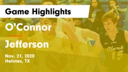 O'Connor  vs Jefferson  Game Highlights - Nov. 21, 2020