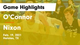 O'Connor  vs Nixon  Game Highlights - Feb. 19, 2021