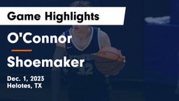 O'Connor  vs Shoemaker  Game Highlights - Dec. 1, 2023