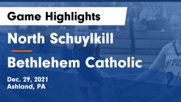 North Schuylkill  vs Bethlehem Catholic  Game Highlights - Dec. 29, 2021
