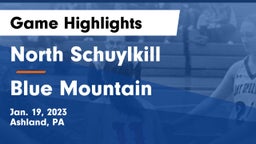 North Schuylkill  vs Blue Mountain  Game Highlights - Jan. 19, 2023