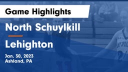 North Schuylkill  vs Lehighton  Game Highlights - Jan. 30, 2023