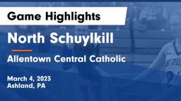North Schuylkill  vs Allentown Central Catholic  Game Highlights - March 4, 2023