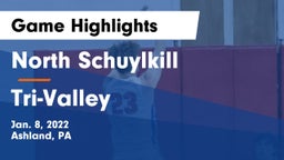 North Schuylkill  vs Tri-Valley  Game Highlights - Jan. 8, 2022