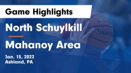 North Schuylkill  vs Mahanoy Area  Game Highlights - Jan. 15, 2022