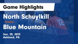 North Schuylkill  vs Blue Mountain  Game Highlights - Jan. 20, 2023