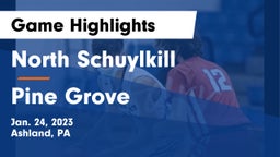 North Schuylkill  vs Pine Grove  Game Highlights - Jan. 24, 2023