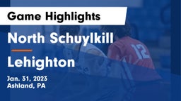 North Schuylkill  vs Lehighton  Game Highlights - Jan. 31, 2023