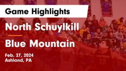 North Schuylkill  vs Blue Mountain  Game Highlights - Feb. 27, 2024