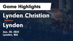 Lynden Christian  vs Lynden  Game Highlights - Jan. 28, 2022