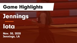 Jennings  vs Iota  Game Highlights - Nov. 30, 2020