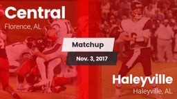 Matchup: Central vs. Haleyville  2017