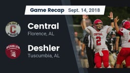 Recap: Central  vs. Deshler  2018