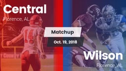 Matchup: Central vs. Wilson  2018