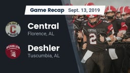 Recap: Central  vs. Deshler  2019