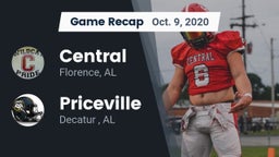 Recap: Central  vs. Priceville  2020