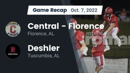 Recap: Central  - Florence vs. Deshler  2022