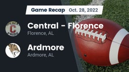 Recap: Central  - Florence vs. Ardmore  2022