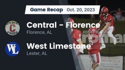 Recap: Central  - Florence vs. West Limestone  2023