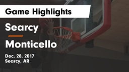 Searcy  vs Monticello Game Highlights - Dec. 28, 2017